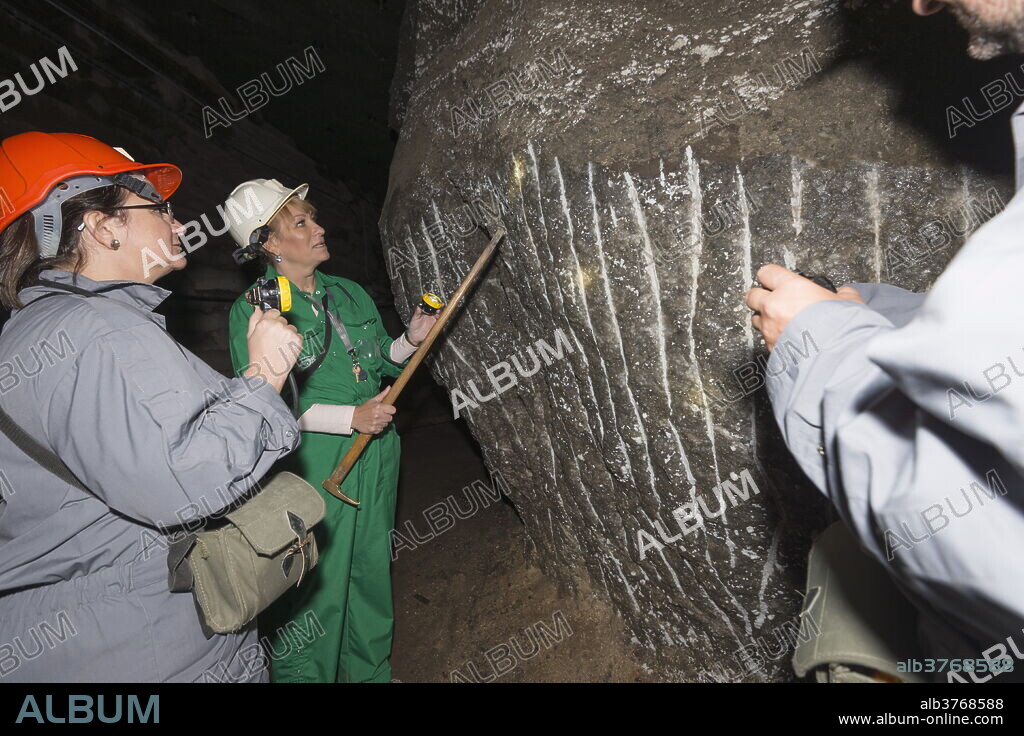 Miners route, Wieliczka Salt Mine, UNESCO World Heritage Site, Krakow, Malopolska, Poland, Europe.