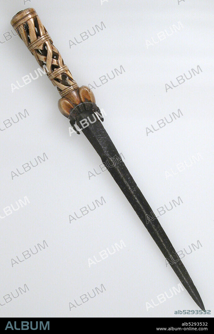 Ballock Knife, Western European, possibly Britain, ca. 1450-1500.