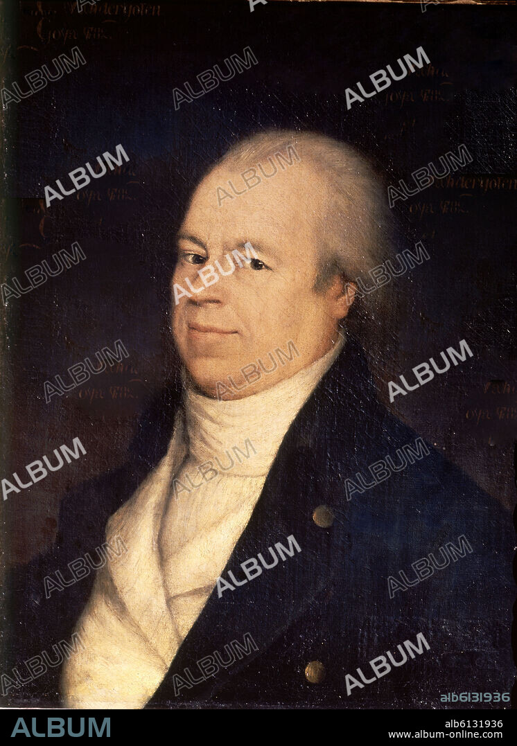 FRANCISCO DE GOYA. CORNELIO VANDERGOTEN, DIRECTOR DE LA REAL FABRICA DE TAPICES DE SANTA BARBARA - 1782 - OLEO/LIENZO - 62x47 cm.