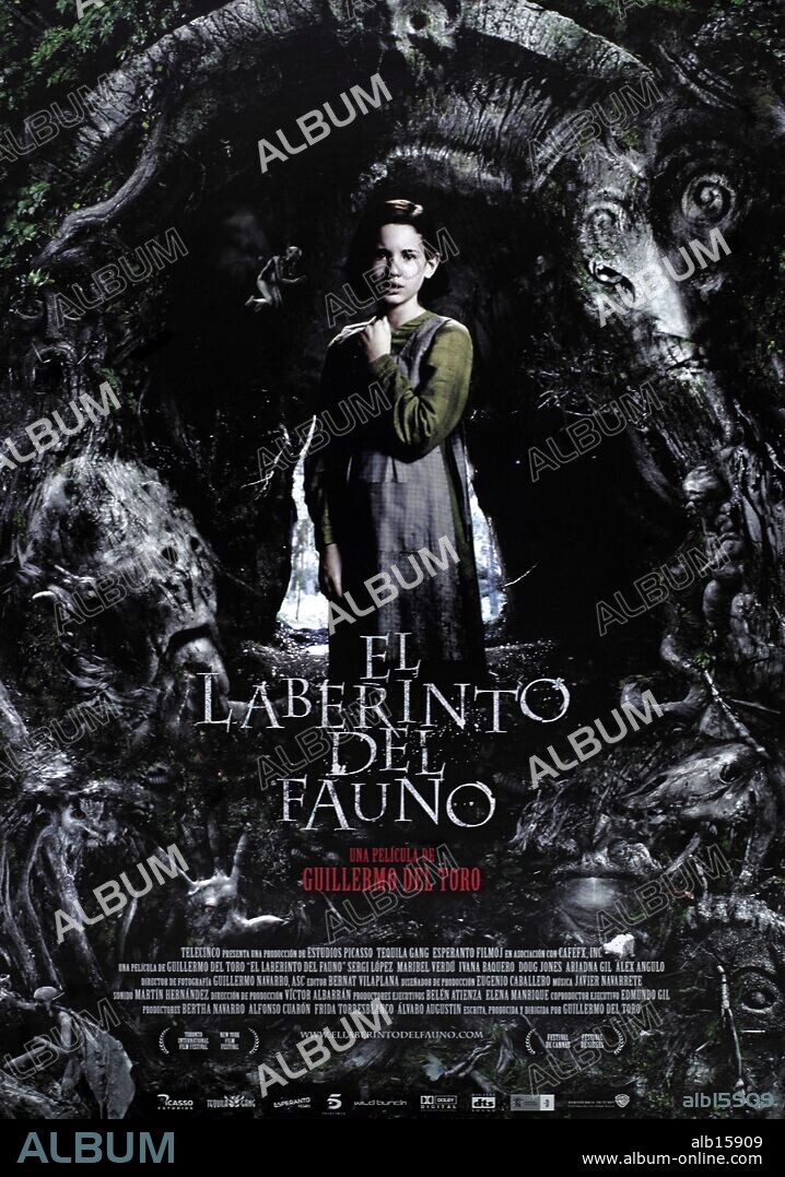 Poster de EL LABERINTO DEL FAUNO, 2006, dirigida por GUILLERMO DEL TORO. Copyright WARNER BROS.