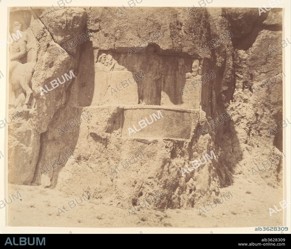 (6) [Naksh-i Rustam, Near Persepolis]. Artist: Luigi Pesce (Italian, 1818-1891). Date: 1840s-60s.