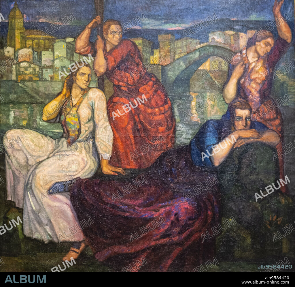 Gustavo de Maeztu, The Women of the Sea, 1916, oil on canvas, Museo de Bellas Artes, Bilbao, Spain.