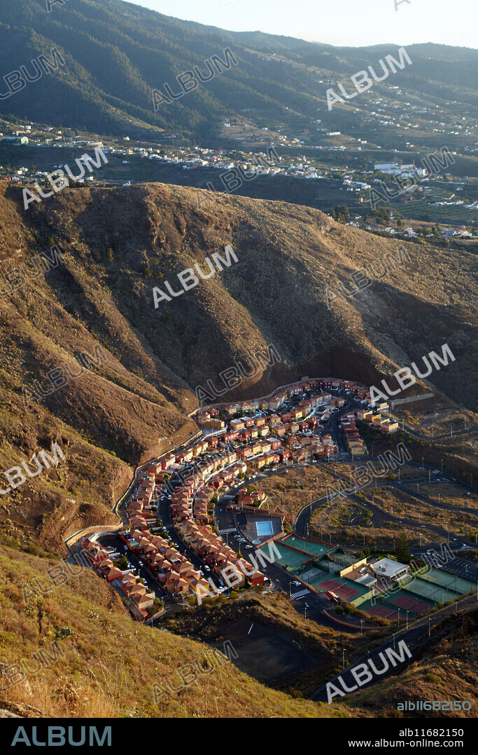 View from the Mirador de la Concepción, Santa Cruz de La Palma, La Palma, Canary Island, Spain.