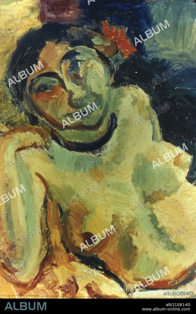 HENRI MATISSE. Gitana (busto de mujer)/ 1906.