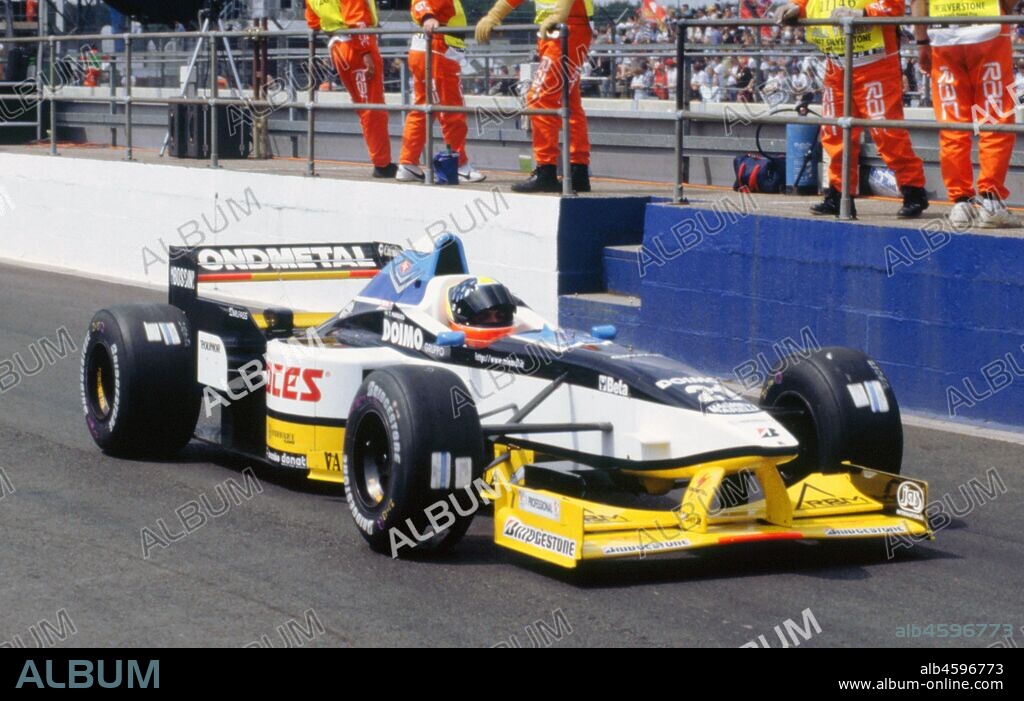 Minardi M197, J. Trulli, 1997 British Grand Prix at Silverstone.