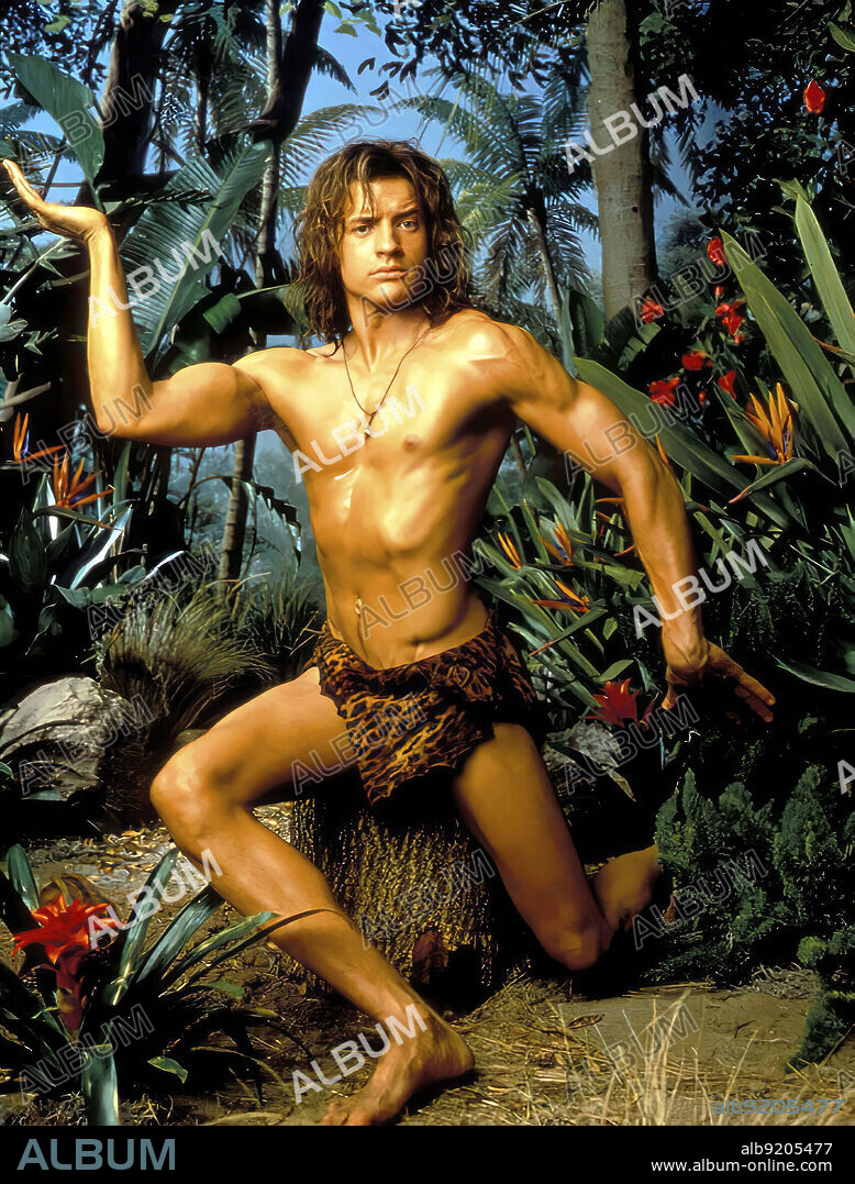 BRENDAN FRASER in GEORGE - DER AUS DEM DSCHUNGEL KAM, 1997 (GEORGE OF THE JUNGLE), unter der Regie von SAM WEISMAN. Copyright DISNEY.