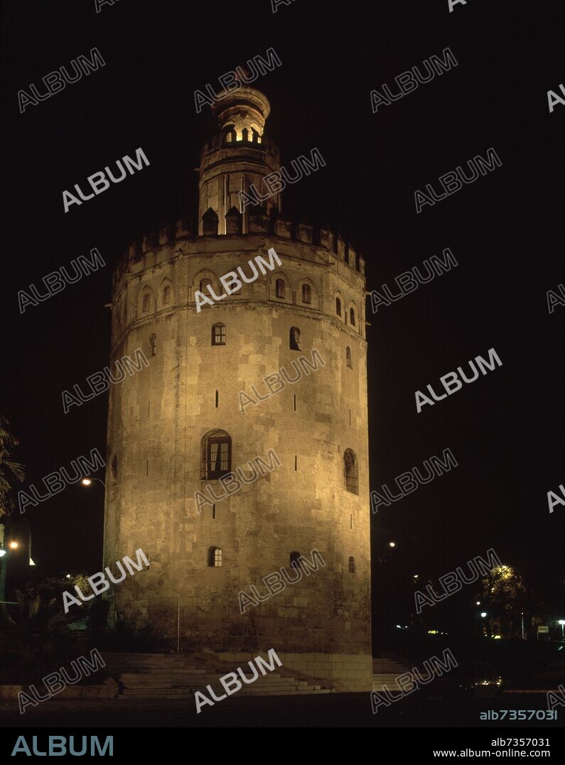 LA TORRE DEL ORO - ARQUITECTURA HISPANOMUSULMANA - PERIODO ALMOHADE - SIGLO XIII - TORRE ALBARRANA.