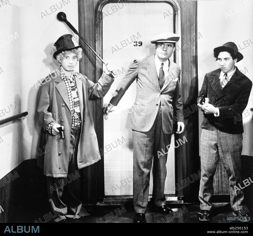 CHICO MARX and HARPO MARX in MONKEY BUSINESS, 1931, directed by NORMAN Z. MCLEOD. Copyright PARAMOUNT PICTURES.