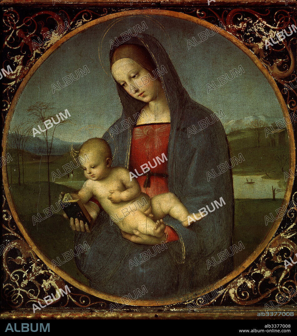 RAPHAEL (RAFFAELLO SANZIO DA URBINO). Madonna and Child (Madonna Conestabile).