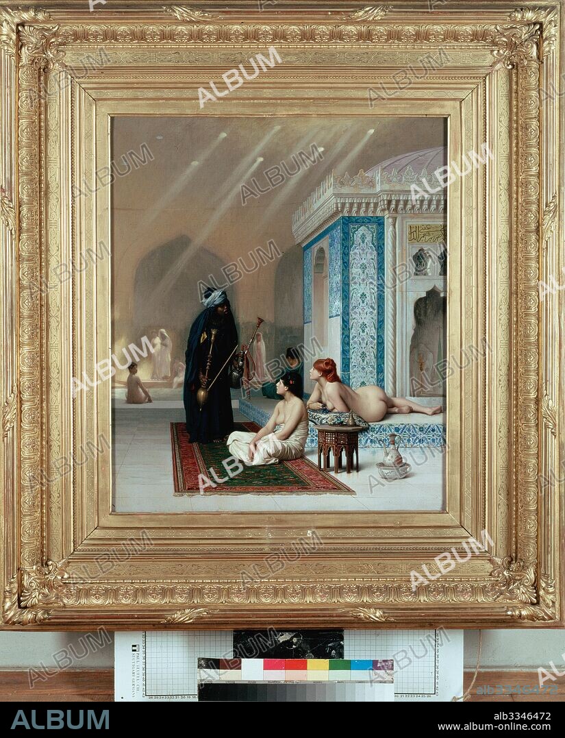 JEAN LEON GEROME. Pool in a Harem.