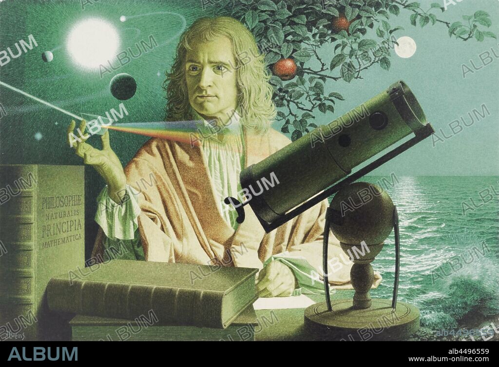 JEAN-LEON HUENS. Sir Isaac Newton.