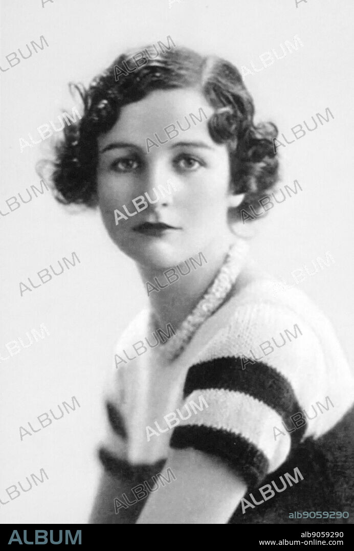 Photograph of Diana Mitford. Diana, the Hon. Lady Mosley (1910-2003) wife of Oswald Mosley. Sir Oswald Ernald Mosley of Ancoats (1896-1980) a British politician, Member of Parliament and leader of the British Union of Fascists. The BUF was a fascist political party in the United Kingdom formed in 1932 by Oswald Mosley.