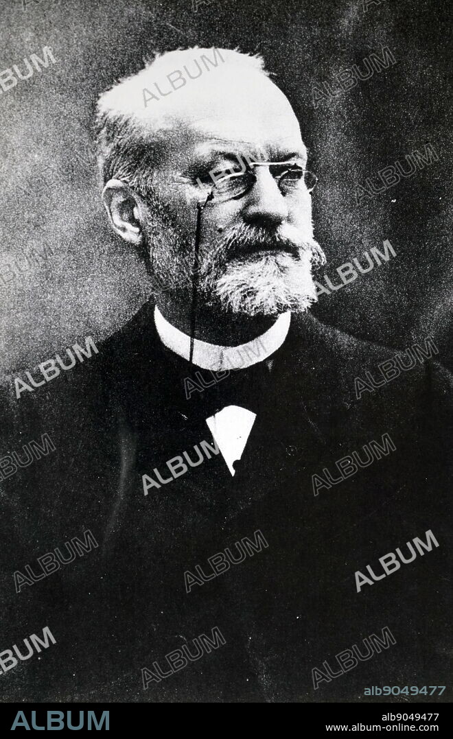 Charles Louis Alphonse Laveran (1845 - 1922), who in 1880 in Algeria discovered the Malarial parasite. Nobel Laureate 1907.