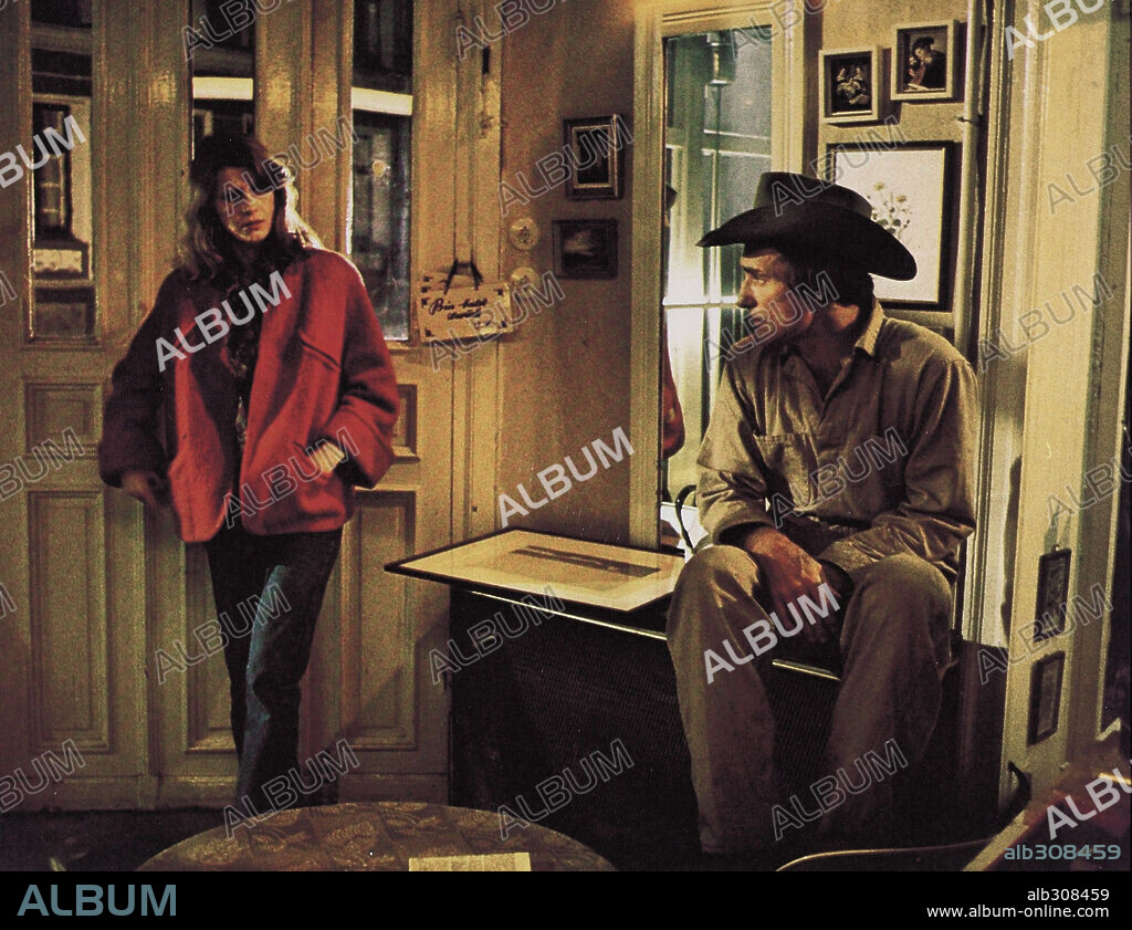 DENNIS HOPPER in THE AMERICAN FRIEND, 1977 (DER AMERIKANISCHE FREUND), directed by WIM WENDERS. Copyright ROAD MOVIES/FILMS DU LOSANGE/W.WENDERS.