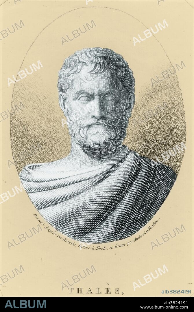 Thales of Miletus (624-546 BC) was a pre-Socratic Greek philosopher, mathematician, astronomer, the first identifiable scientist and one of the Seven Sages of Greece. Thales attempted to explain natural phenomena without reference to mythology and was tremendously influential in this respect. Thales' rejection of mythological explanations became an essential idea for the scientific revolution. In mathematics, Thales used geometry to solve problems such as calculating the height of pyramids and the distance of ships from the shore. He is credited with the first use of deductive reasoning applied to geometry, by deriving four corollaries to Thales' Theorem. As a result, he has been hailed as the first true mathematician and is the first known individual to whom a mathematical discovery has been attributed. He is reported to have predicted a solar eclipse in 585 BC, and tried to explain earthquakes.