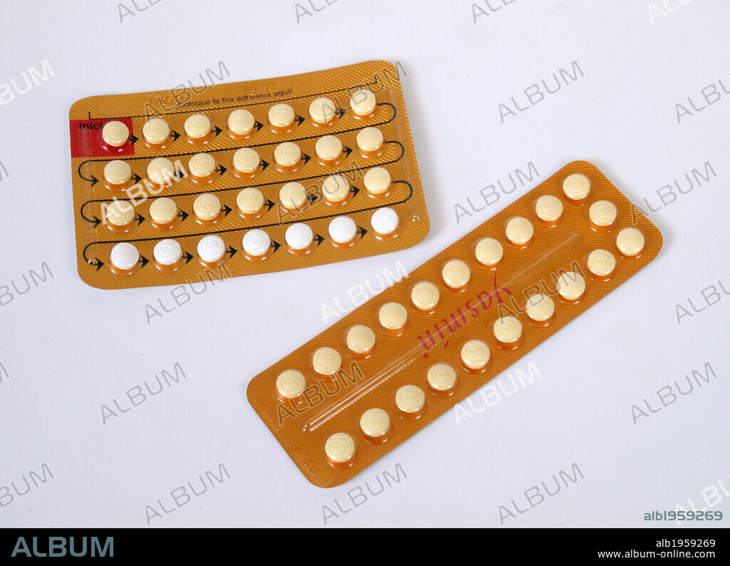 ANTICONCEPTIVO HORMONALES: Blisters con 21 y 28 pastillas.