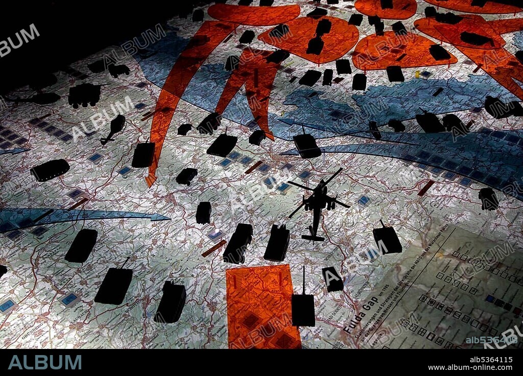 Fulda Gap, strategic map, Cold War, Ponit Alpha base on the former German-German border, Observation Post Alpha, US observation base, listening station, Point Alpha memorial and meeting place, Iron Curta