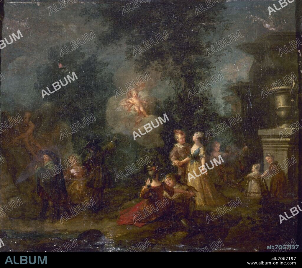 PINTURA GALANTE - SIGLO XVIII - ESCUELA FRANCESA.
