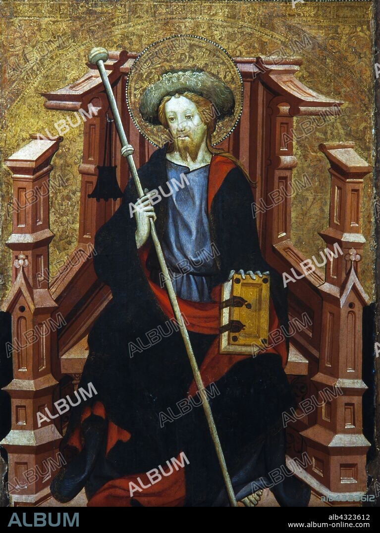 Joan Mates / Altarpiece of Sant Jaume de Vallespinosa, 1406-1410, Temple on wood.