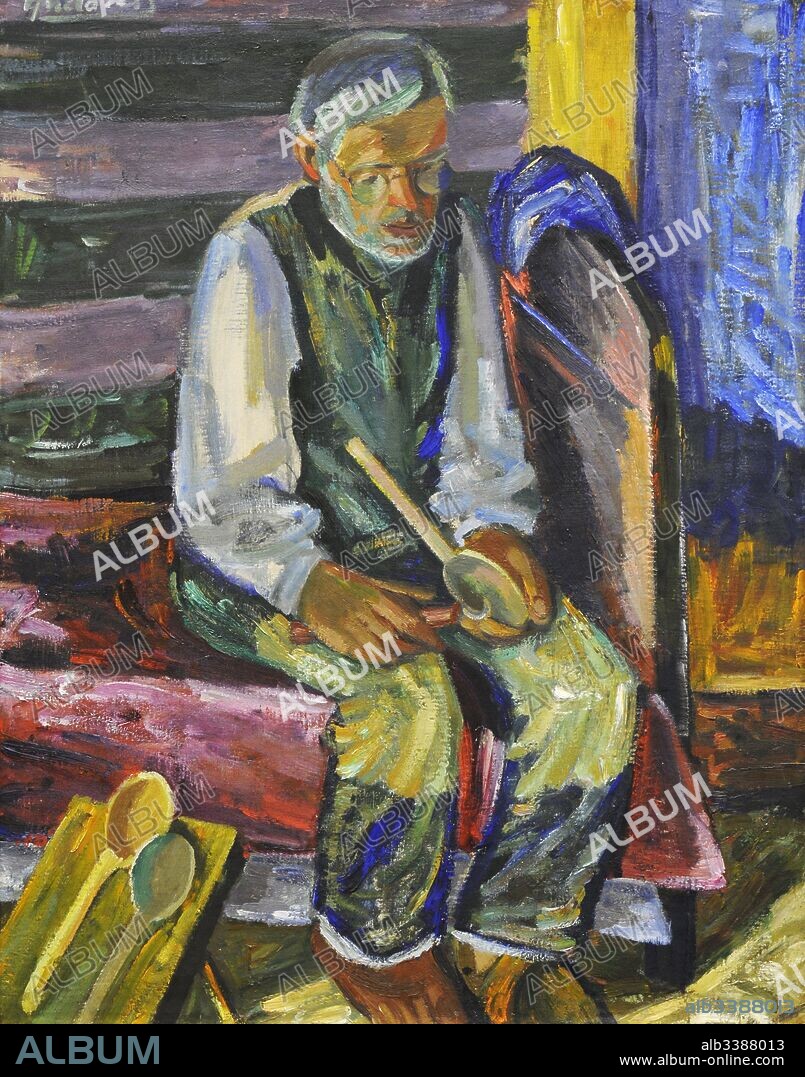 Antanas Gudaitis (1904-1989). Lithuanian painter. Old master, 1939. National Gallery of Art. Vilnius, Lithuania.