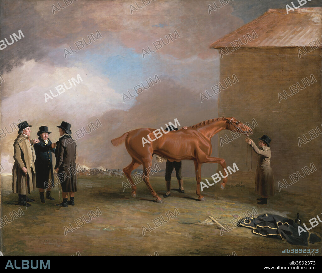 BENJAMIN MARSHALL. Mully Moloch. Date/Period: 1803. Painting. Oil on canvas. Height: 1,016 mm (40 in); Width: 1,270 mm (50 in).