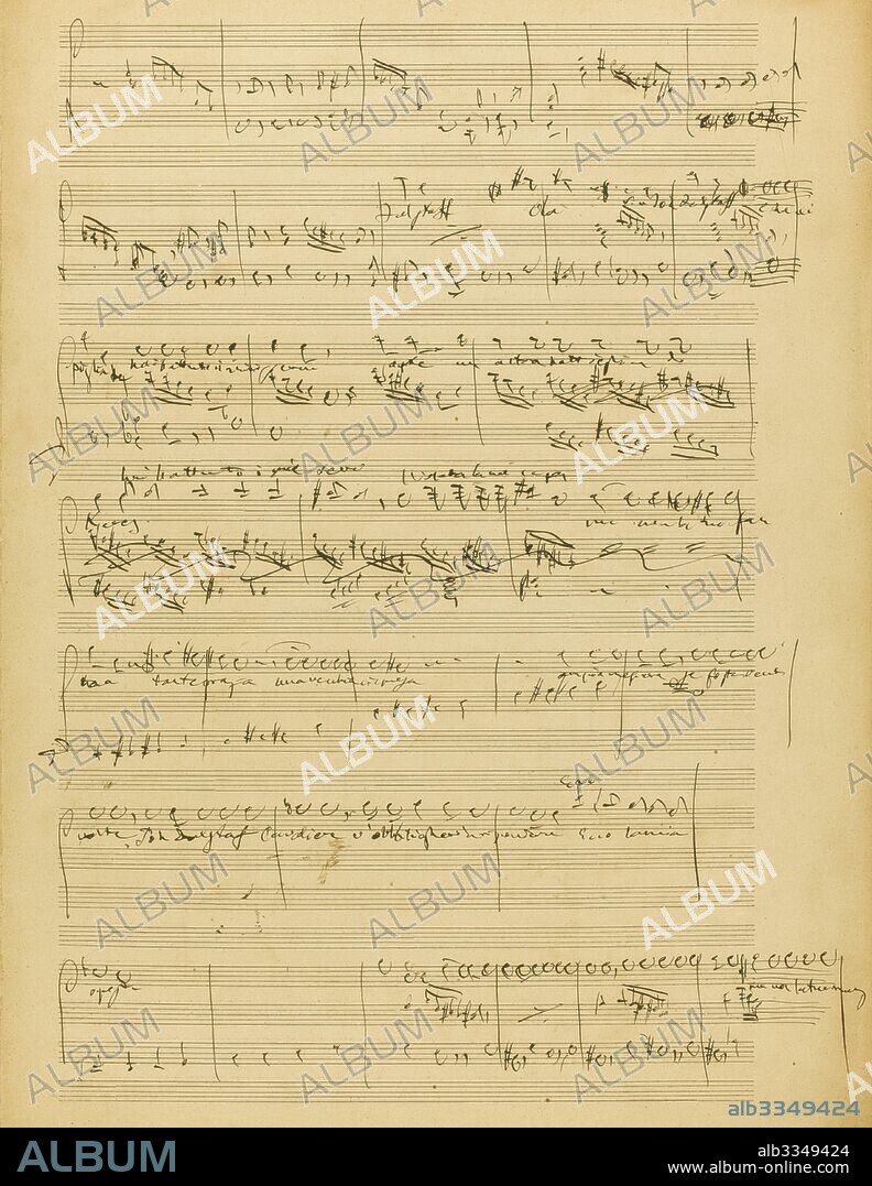 GIUSEPPE VERDI. The autograph manuscript: Falstaff, opera in three acts.