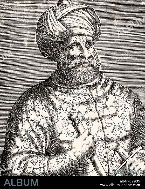 Khair ad-Din Barbarossa, Khizir, genannt Khair ad-Din, oder Chair ad-Din bzw. Chaireddin, DMG ?air ad-Din, Wohl der Religion, von den christlichen Europäern Barbarossa genannt, Barbaros Hayreddin Pasa, um 1466 in Mytilini auf Lesbos - 4. Juli 1546 in Istanbul, osmanischer Korsar im Mittelmeer, Herrscher von Algier und Kaptan-i Derya des Osmanischen Reiches, BARBEROUSSE, ADMIRAL POUR LE Turc la mer du Levant, Khair ad-Din Barbarossa, Khizir called Khair ad-Din al-Din or Chair or Chair Eddin, DMG Hair-Di-n, the benefit of religion, called by the Christian Europeans Barbarossa Pasha Barbaros Hayreddin to 1466 in Mytilene on Lesbos - 4 July 1546 in Istanbul, Ottoman corsair in the Mediterranean, the ruler of Algiers Kaptan-? Derya and the Ottoman Empire, Barberousse, ADMIRAL POUR LE Turc la mer du Levant.
