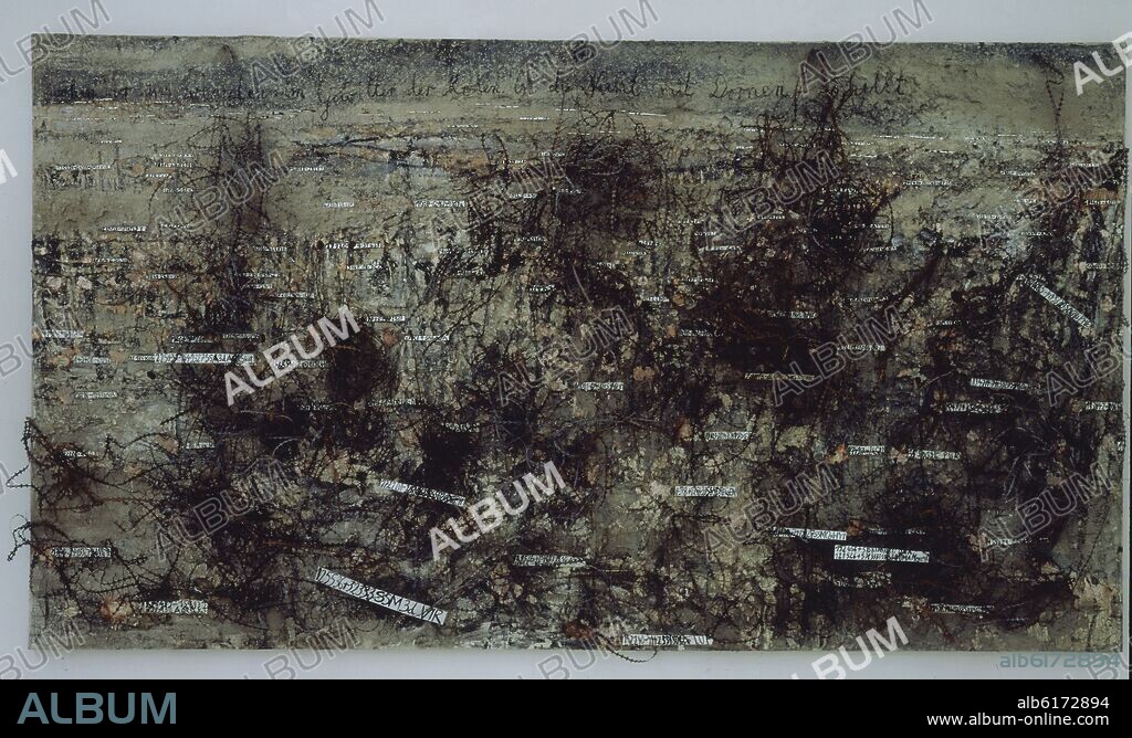 ANSELM KIEFER. PINTURA - SIGLO XX - NEOEXPRESIONISMO ALEMAN.