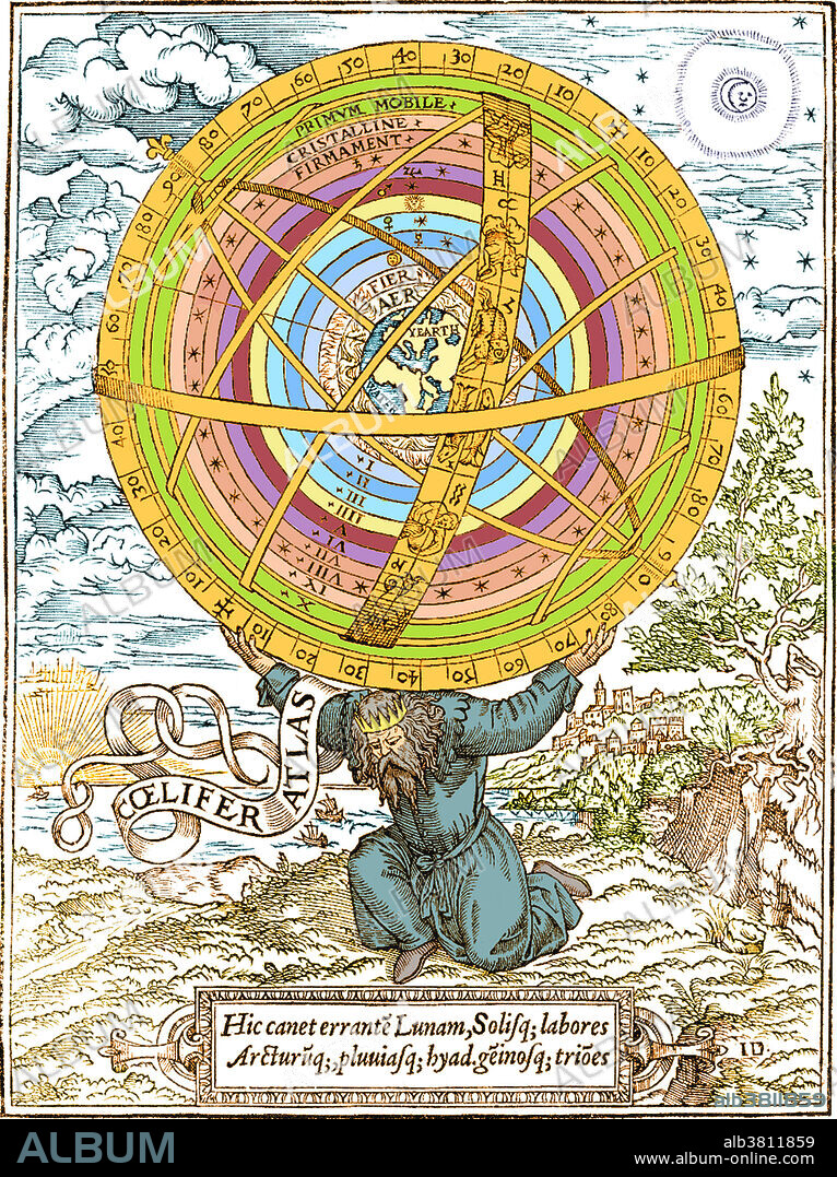 Ptolemaic System, Geocentric Model, 1531