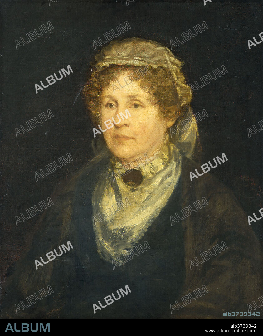 GEORGE FULLER. Agnes Gordon Cochran Higginson (Mrs. Stephen Higginson). Dated: 1876. Dimensions: overall: 68.3 x 56 cm (26 7/8 x 22 1/16 in.)  framed: 81.3 x 71.1 x 6.7 cm (32 x 28 x 2 5/8 in.). Medium: oil on canvas.