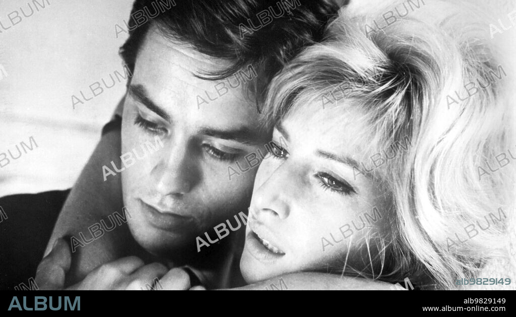 ALAIN DELON und MONICA VITTI in L' ECLISSE, 1962, unter der Regie von MICHELANGELO ANTONIONI. Copyright INTEROPA-CINERIZ-PARIS/TIMES.