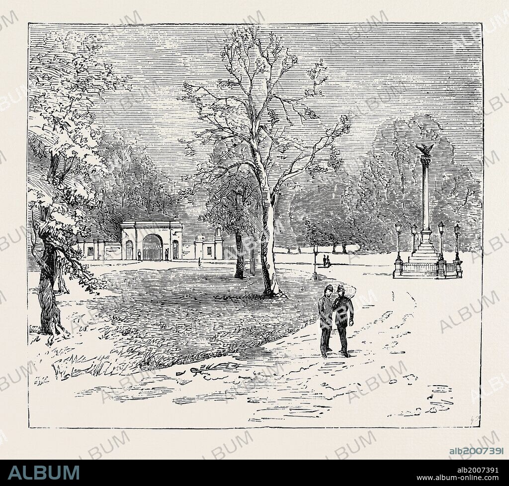 THE ASSASSINATION OF LORD F.C. CAVENDISH AND MR. T.H. BURKE: ARRIVAL OF EARL SPENCER AT DUBLIN: ENTRANCE TO THE CHIEF SECRETARY'S LODGE, PHOENIX PARK, IRELAND.