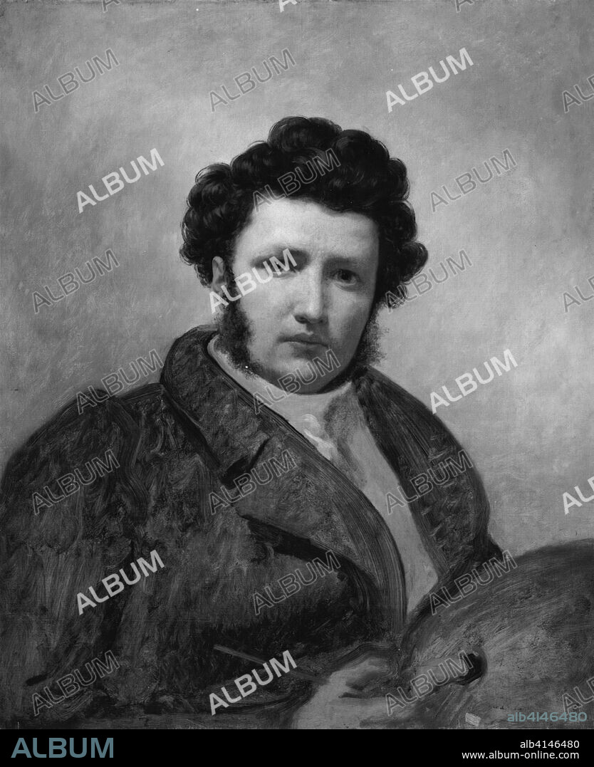 Portrait of an Artist. Ary Scheffer; Dutch, 1795-1858. Date: 1825-1835. Dimensions: 28 3/4 x 23 1/2 in. (73 x 59.8 cm). Oil on canvas. Origin: Netherlands.