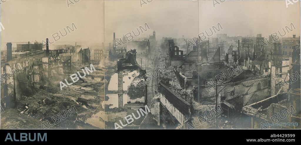 Toronto Fire Ruins, Front Street. April 19th, 1904, 1904.