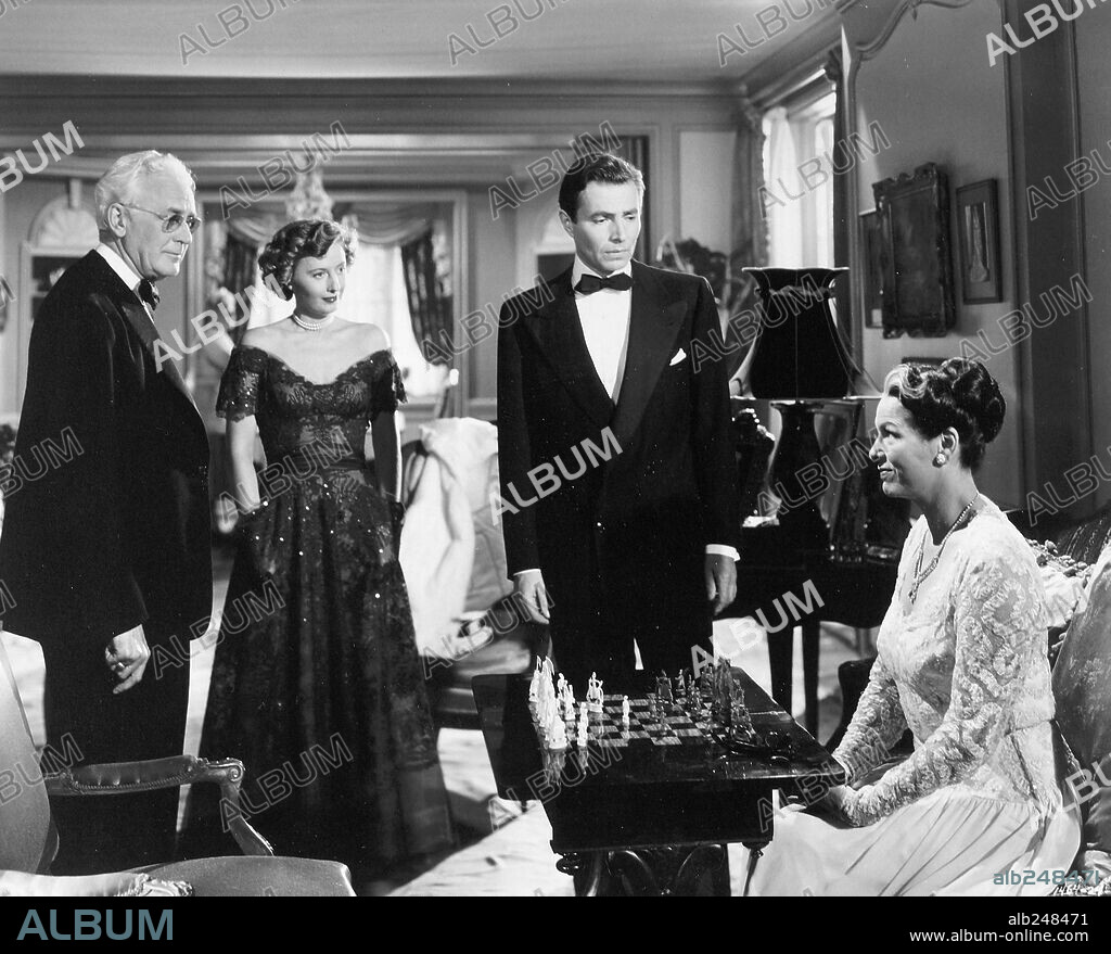 BARBARA STANWYCK, GALE SONDERGAARD and JAMES MASON in EAST SIDE, WEST SIDE, 1949, directed by MERVYN LEROY. Copyright M.G.M.