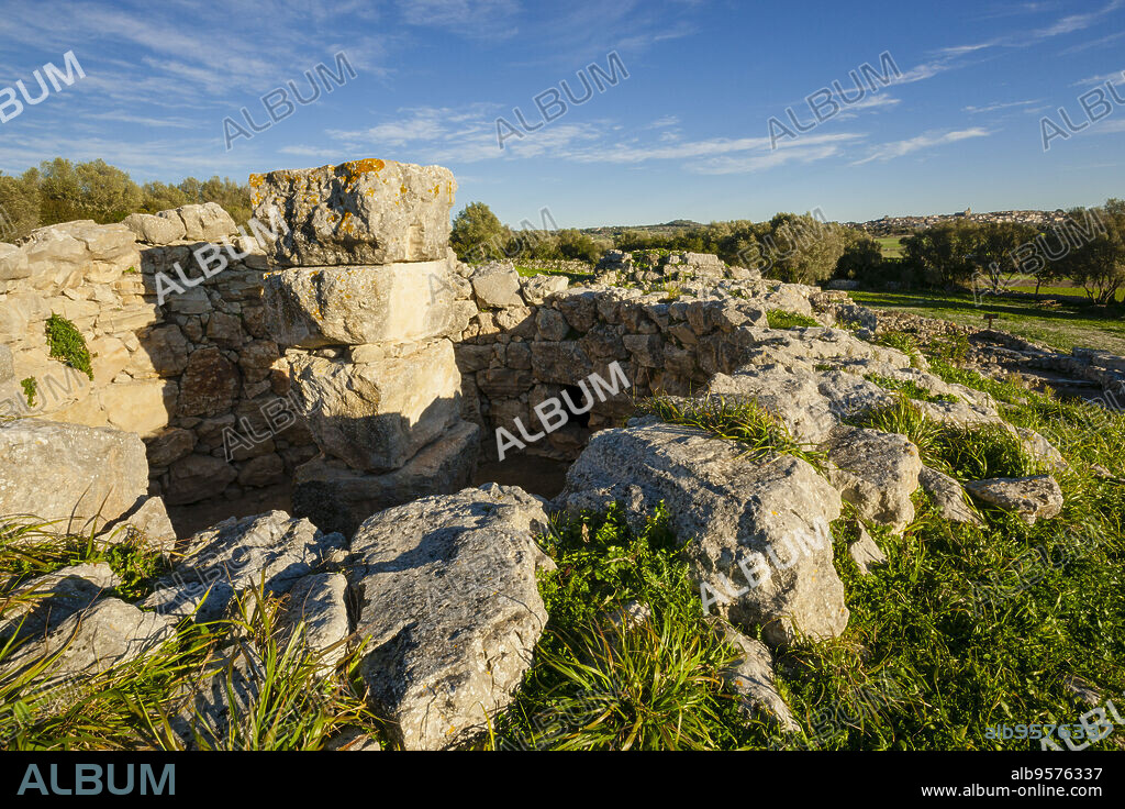Talayotic site of Son Fornes, Montuiri, Talayotic period (1300-123 BC) Es Pla region, Mallorca, Spain.