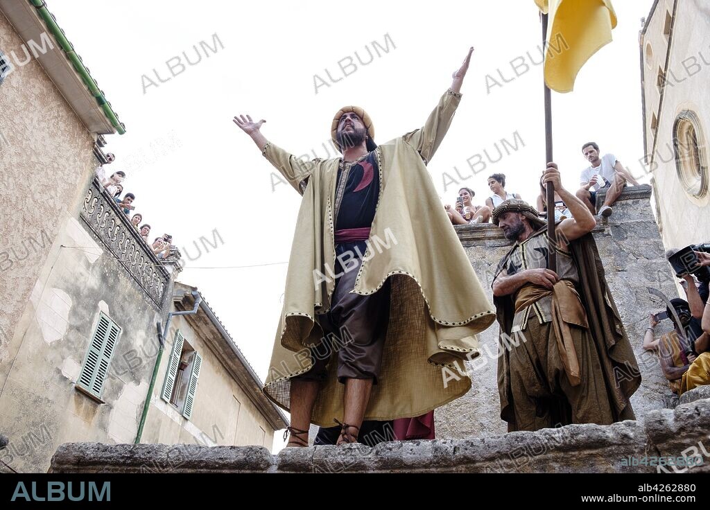 Dragut, Moros y cristianos, fiesta de La Patrona, Pollença, ,Mallorca, balearic islands, Spain.