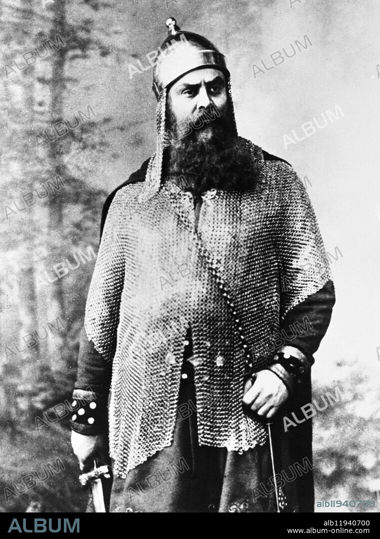 The singer Lakovlev interpreter of the part of Prince Igor (Mariinsky Theatre, Leningrad) . The premiere of Borodins Opera 'Prince Igor' took place on the 4th November 1890. Supplied By: SCRSS - Society for Co-operation in Russian & Soviet Studies.