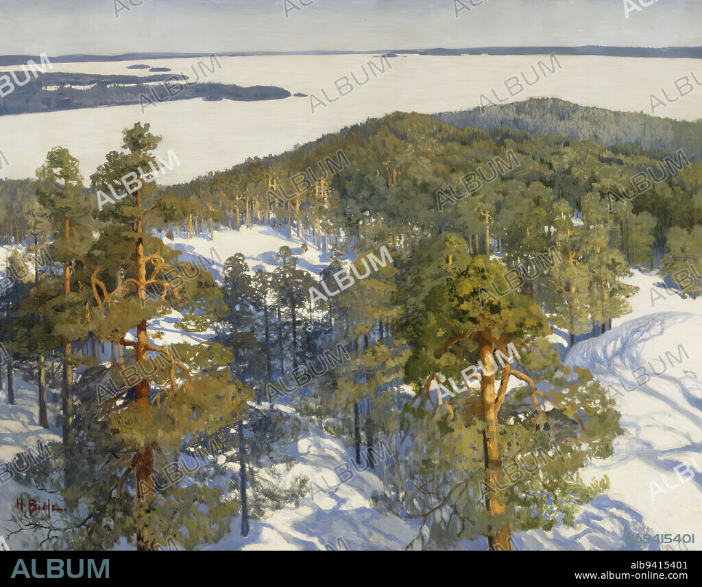 Helmi Biese, 9.8.1867, Helsinki, 18.10.1933, Helsinki, View from Pyynikki Ridge, 1900, 91 × 115 cm, oil, oil on canvas.