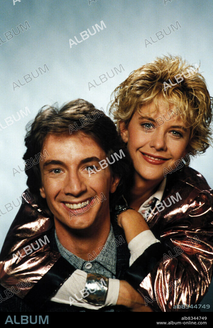 DENNIS QUAID and MEG RYAN in INNERSPACE, 1987, directed by JOE DANTE. Copyright WARNER BROTHERS.