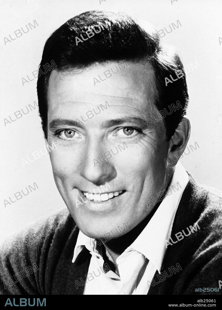 El cantante americano Andy Williams.