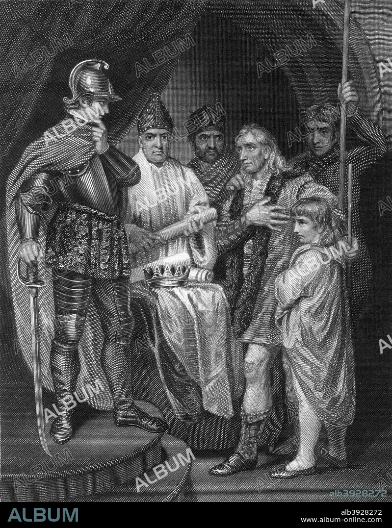 Balliol surrendering his crown to Edward I of England, 1296. In 1292, Edward I was asked to arbitrate in the selection of the King of Scotland in order to prevent a dynastic war breaking out between rival claimants. John Balliol (1250-1314) emerged as the successful candidate. Edward, who had demanded to be recognised as Lord Paramount of Scotland as a condition of his agreeing to arbitrate, proceeded to treat Scotland as a vassal kingdom, humiliating Balliol. Finding the situation intolerable, Balliol raised an army and war broke out in 1296. Edward brutally sacked Berwick and then defeated the Scots at Dunbar, forcing Balliol to abdicate.