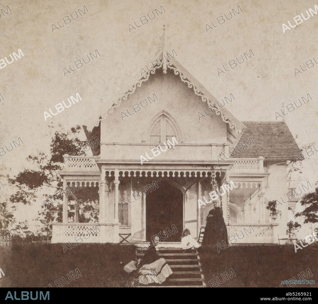 Hayward's Cottage., Pach, G. W. (Gustavus W.) (1845-1904), Tourism, Cabins, New Jersey, Asbury Park (N.J.), Ocean Grove (N.J.).