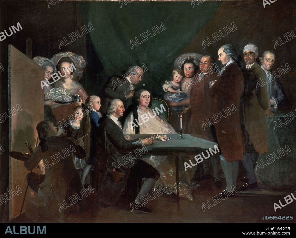 FRANCISCO GOYA Y LUCIENTES DE (1746-1828). LA FAMILIA DEL INFANTE DON LUIS - 1783 -  248x330cm- O/L- PINTURA ESPAÑOLA - SIGLO XVIII.