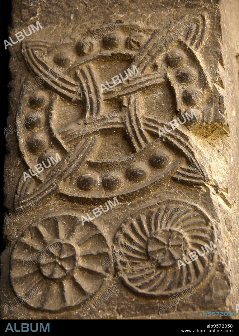 Simbolo romanico.Sant Pere de Galligants (s.X-sXII). Girona.Catalunya.España.