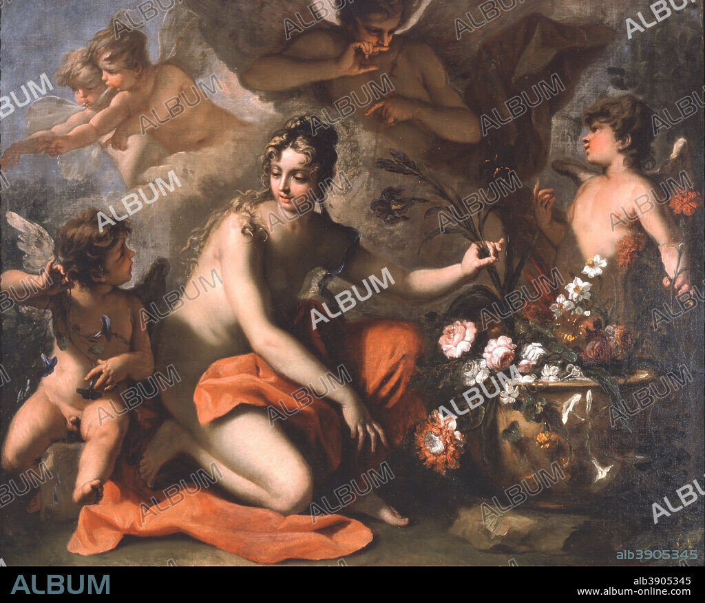 SEBASTIANO RICCI. Flora. Date/Period: 1712/1716. Painting.