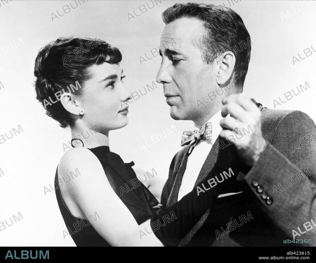AUDREY HEPBURN et HUMPHREY BOGART dans SABRINA, 1954, réalisé par BILLY WILDER. Copyright PARAMOUNT PICTURES.
