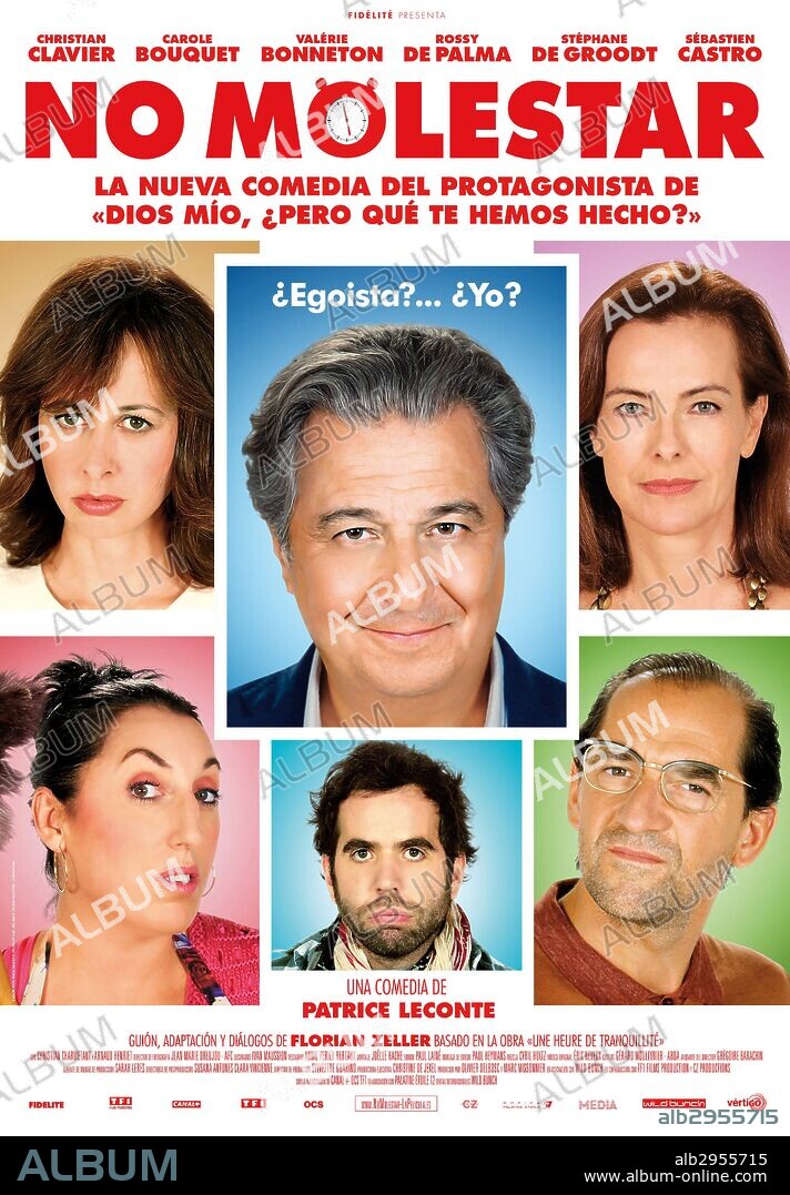 Affiche de UNE HEURE DE TRANQUILLITE, 2014, réalisé par PATRICE LECONTE. Copyright FIDELITE FILMS.