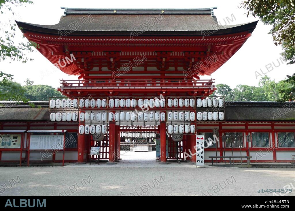 Shimogamo Shrine is a Shinto sanctuary in Kyoto. Its formal name is Kamo-mioya-jinja. It is one of the oldest Shinto shrines in Japan and is one of the seventeen Historic Monuments of Ancient Kyoto which have been designated by UNESCO as a World Heritage Site.