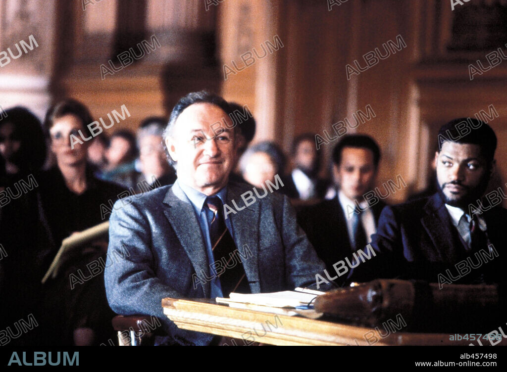 GENE HACKMAN y LAURENCE FISHBURNE en ACCIÓN JUDICIAL, 1991 (CLASS ACTION), dirigida por MICHAEL APTED. Copyright 20TH CENTURY FOX / BRAY, PHIL.
